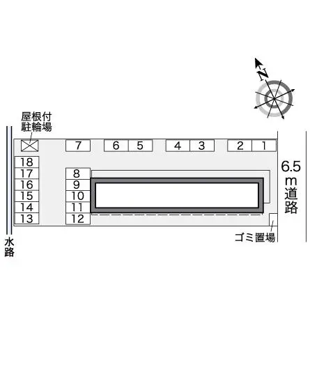 ★手数料０円★射水市戸破　月極駐車場（LP）